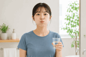 食後のうがい
